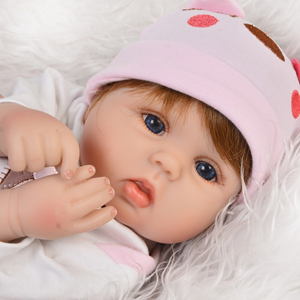 عروسک نوزاد دختر 43 سانتی مدل Reborn Lifelike Baby Girl Doll ZY605743_اسباب بازی